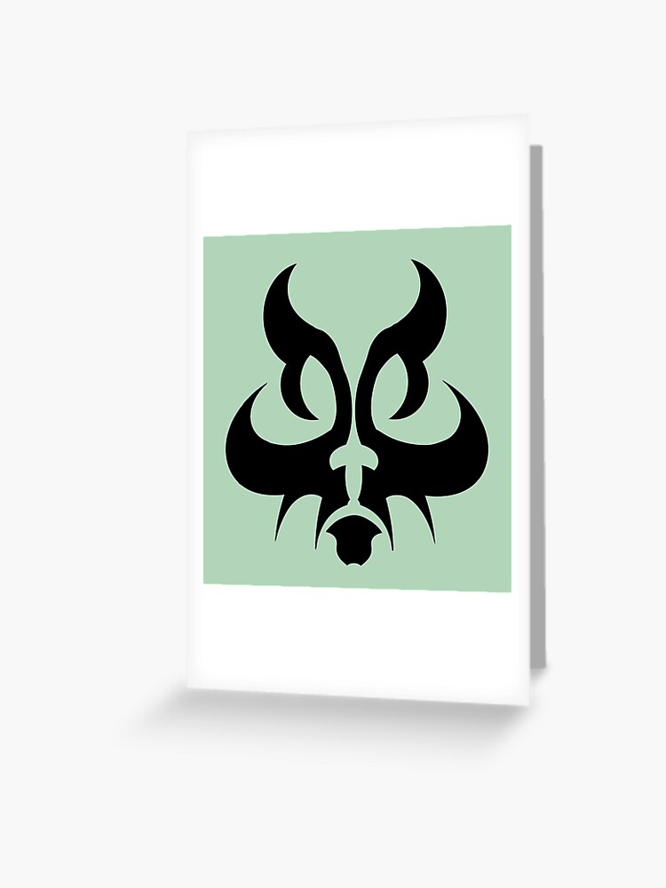 Grumpy Cat Tattoo Maori Tribal Greeting Card By Huggymauve Redbubble