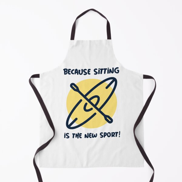 Item preview, Kayaking: Because Sitting is the New Sport - Yellow designed and sold by CanvasHarbor.