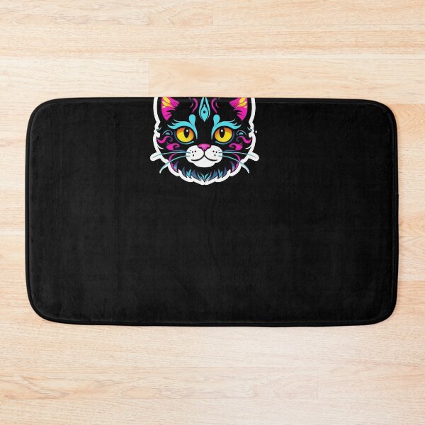Item preview, Kawaii Graffiti Abstract Neon Cat designed and sold by Desfix.