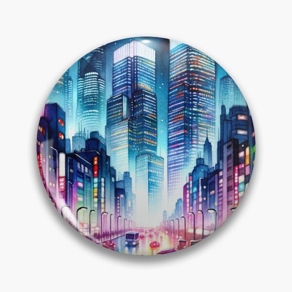 Item preview, Neon Nightscape designed and sold by Talorth.