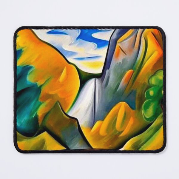 Item preview, Mountain landscape with waterfalls designed and sold by George Hutton Hunter.