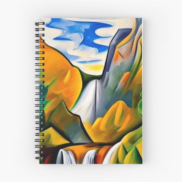 Item preview, Mountain landscape with waterfalls designed and sold by George Hutton Hunter.