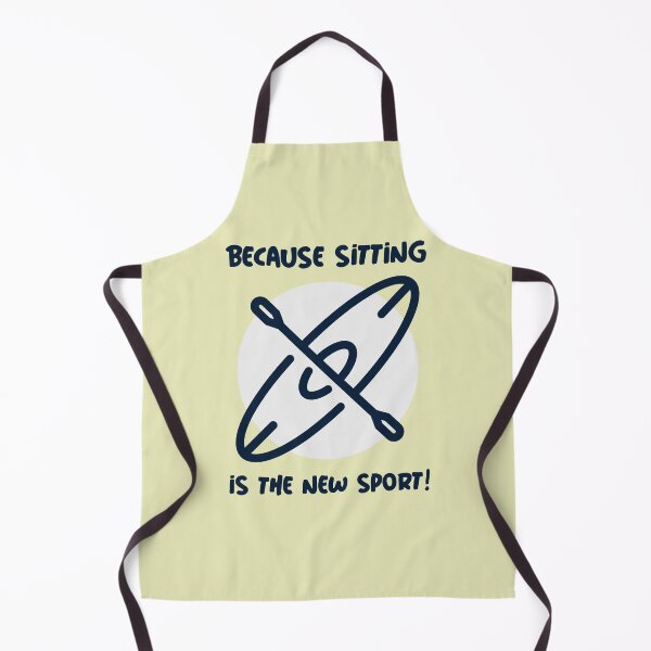 Item preview, Kayaking: Because Sitting is the New Sport - White designed and sold by CanvasHarbor.
