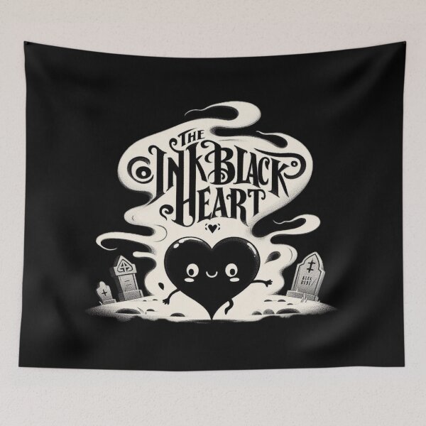 Item preview, ink black heart design designed and sold by Austinsworld.