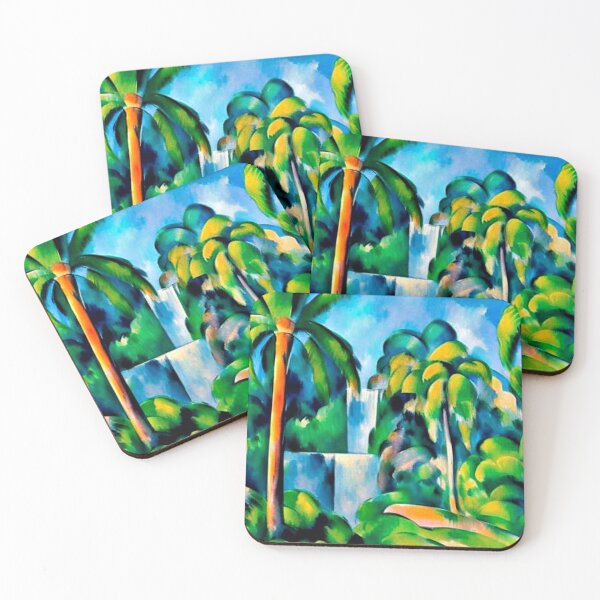 Item preview, Paisaje tropical con cascada designed and sold by George Hutton Hunter.