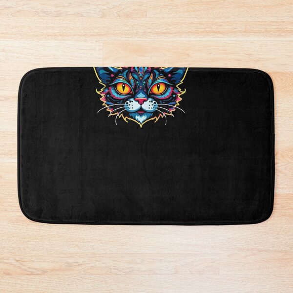 Item preview, Kawaii Graffiti Abstract Neon Cat designed and sold by Desfix.
