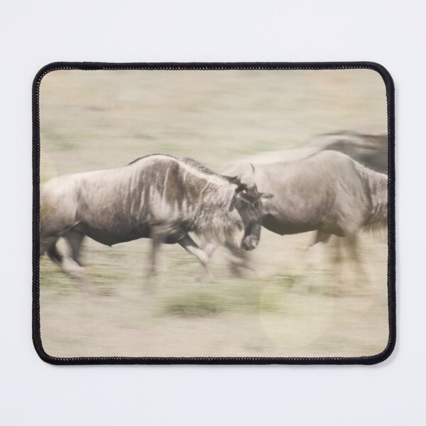 Item preview, Wildebeest on the Move Tanzania Africa designed and sold by PhotoArt by Joan Carroll.