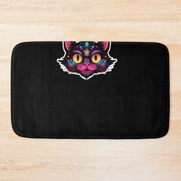 Item preview, Kawaii Graffiti Abstract Neon Cat designed and sold by Desfix.