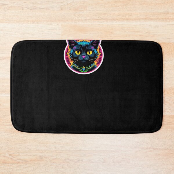 Item preview, Kawaii Graffiti Abstract Neon Cat designed and sold by Desfix.