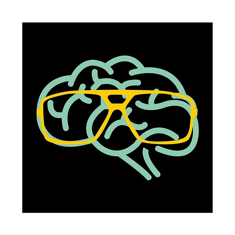 “Nerd Brain Logo” by cerealboxx | Redbubble