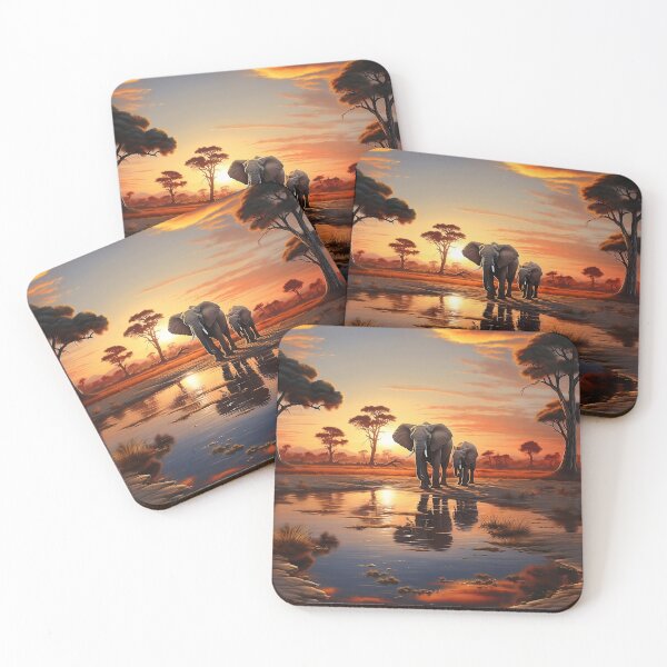 Item preview, Elephant - High-quality digital art image designed and sold by wild-instinct.