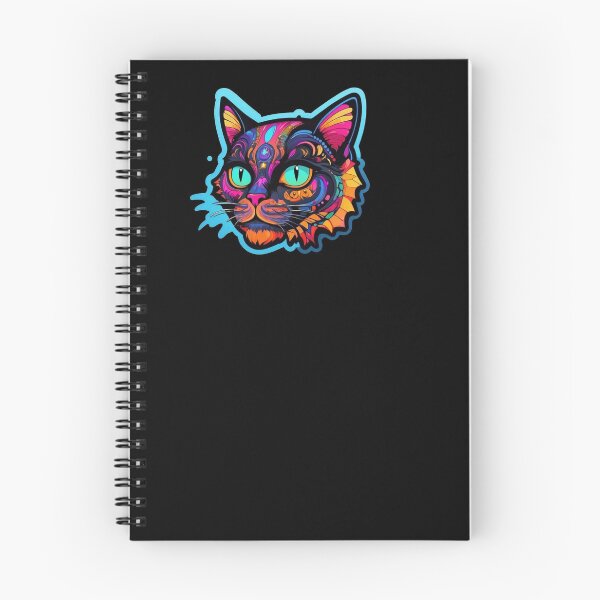 Item preview, Kawaii Graffiti Abstract Neon Cat designed and sold by Desfix.