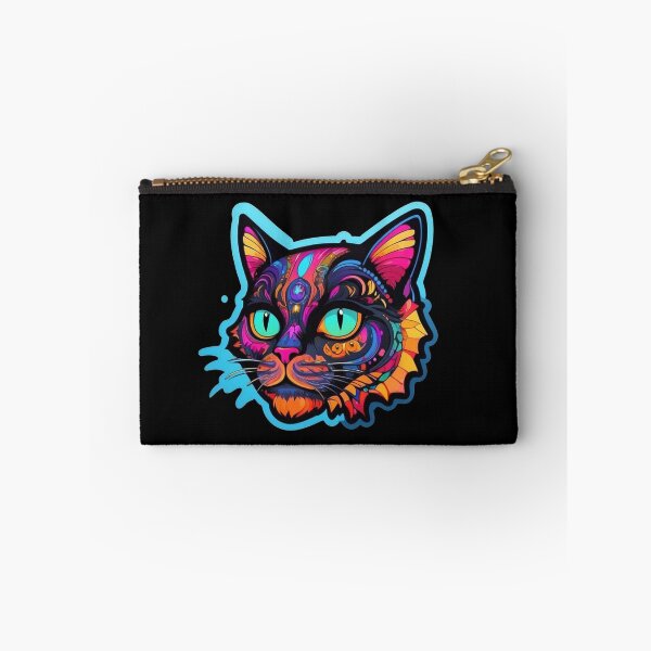 Item preview, Kawaii Graffiti Abstract Neon Cat designed and sold by Desfix.