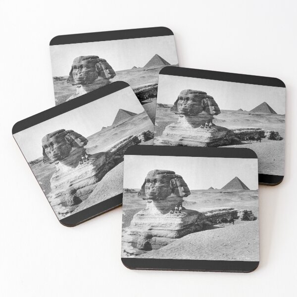 Item preview, Sphinx & Pyramids, Egypt 19th Century designed and sold by RocketshipRetro.