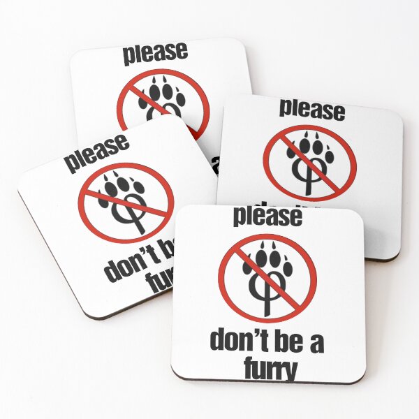 Item preview, Anti furry logo Please don't be a furry designed and sold by DeSaings.