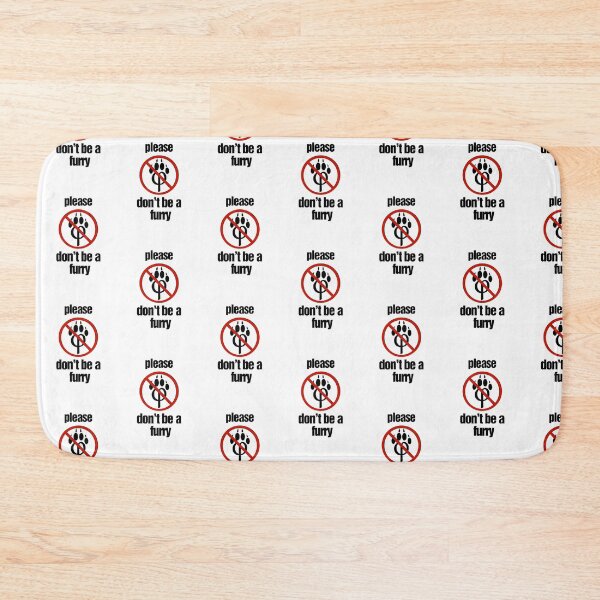 Item preview, Anti furry logo Please don't be a furry designed and sold by DeSaings.