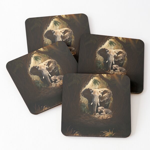 Item preview, Elephant - High-quality digital art image designed and sold by wild-instinct.