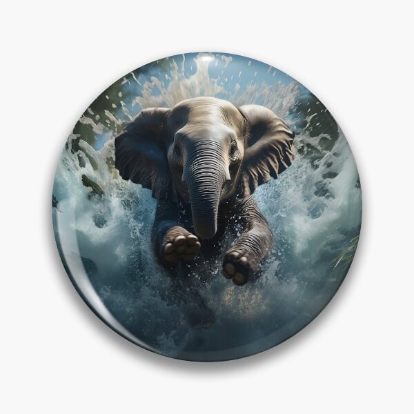 Item preview, Elephant - High-quality digital art image designed and sold by wild-instinct.