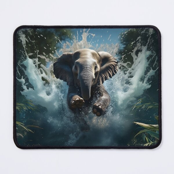 Item preview, Elephant - High-quality digital art image designed and sold by wild-instinct.