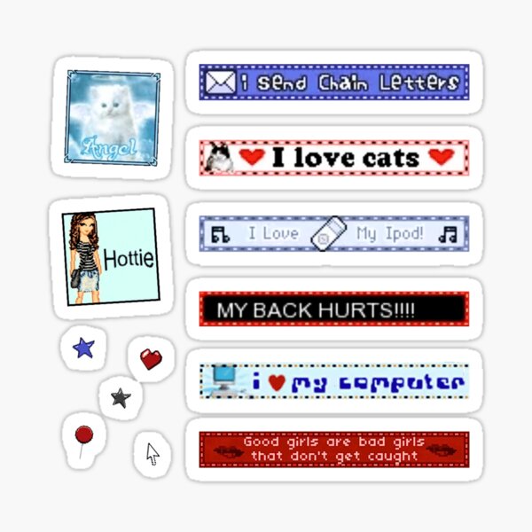 Item preview, Webcore Sticker Pack designed and sold by boltcutters.