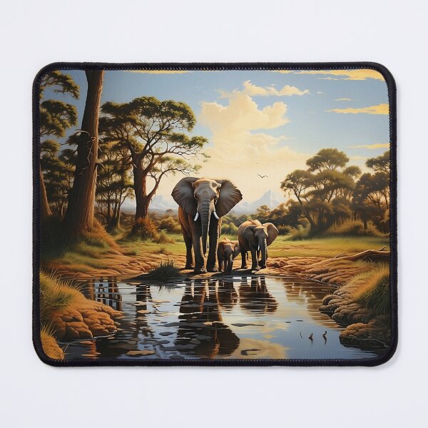 Item preview, Elephant - High-quality digital art image designed and sold by wild-instinct.