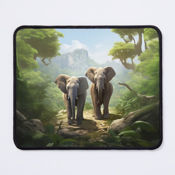 Item preview, Elephant - High-quality digital art image designed and sold by wild-instinct.