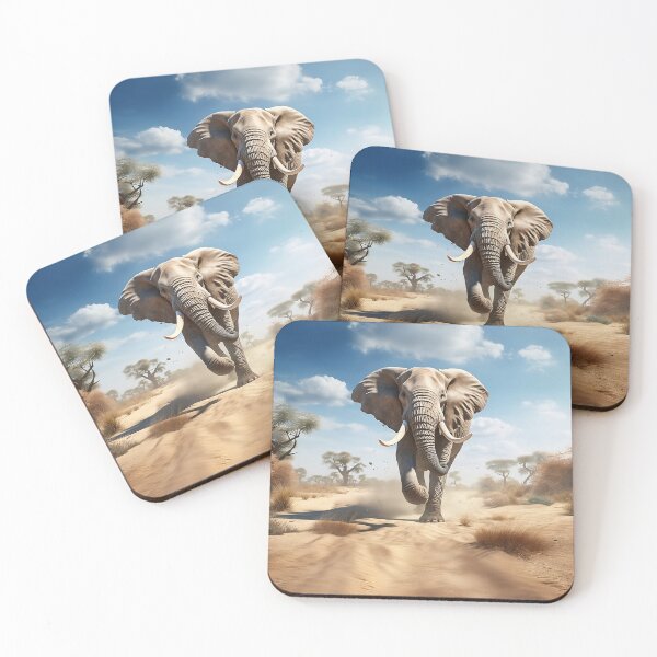 Item preview, Elephant - High-quality digital art image designed and sold by wild-instinct.