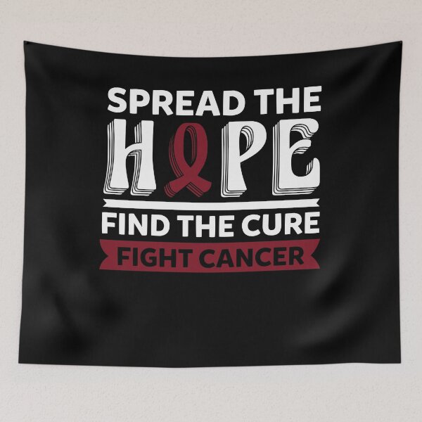 Item preview, Spread The Hope Find The Cure Fight Throat Cancer designed and sold by Shirtey.
