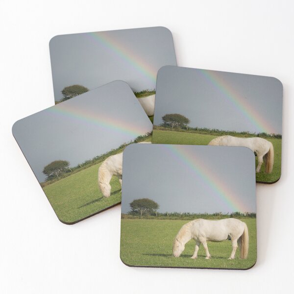 Item preview, White horse and rainbow designed and sold by AnthonyThomas.
