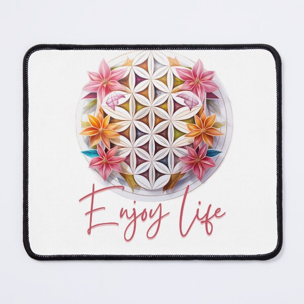 Item preview, Flower of Life - Enjoy Life designed and sold by Studio Harmonia.