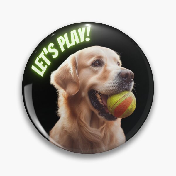 Item preview, Golden Retriever dog let's play a game designed and sold by Golden-Heaven.