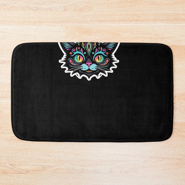 Item preview, Kawaii Graffiti Abstract Neon Cat designed and sold by Desfix.