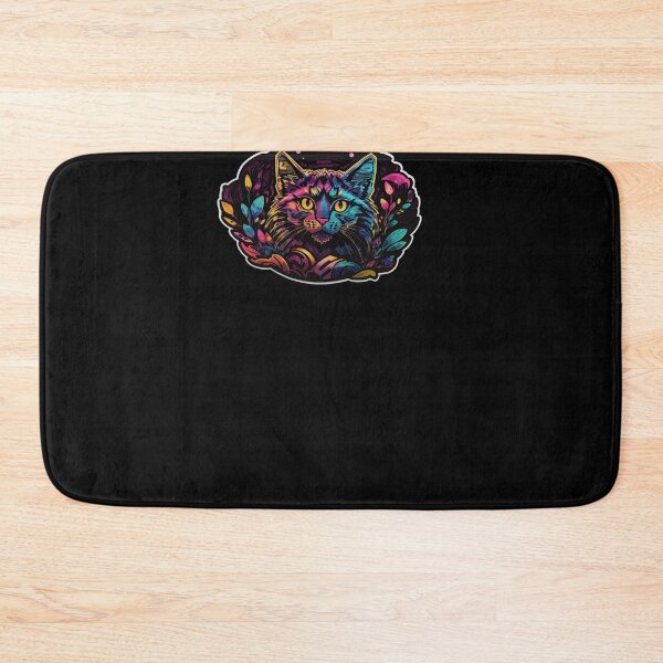 Item preview, Vintage Abstract Neon Cat designed and sold by Desfix.