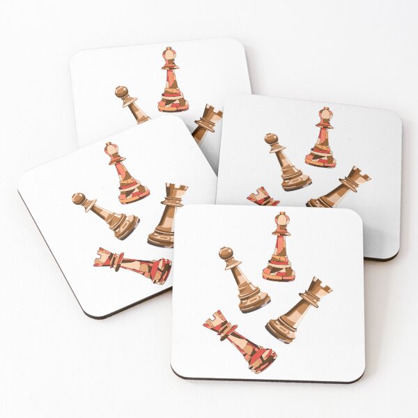 Item preview, Chess figures wooden and glass designed and sold by Mashusha-art.