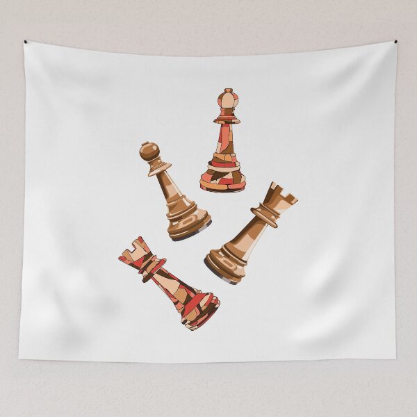 Item preview, Chess figures wooden and glass designed and sold by Mashusha-art.