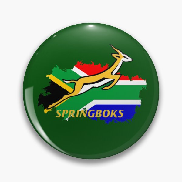 Artikelvorschau, Springbock auf südafrikanischer Flagge entworfen und verkauft von RockSolidZA.