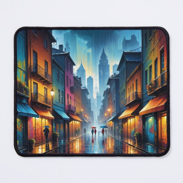 Item preview, City in the rain designed and sold by cyriledoesaiart.