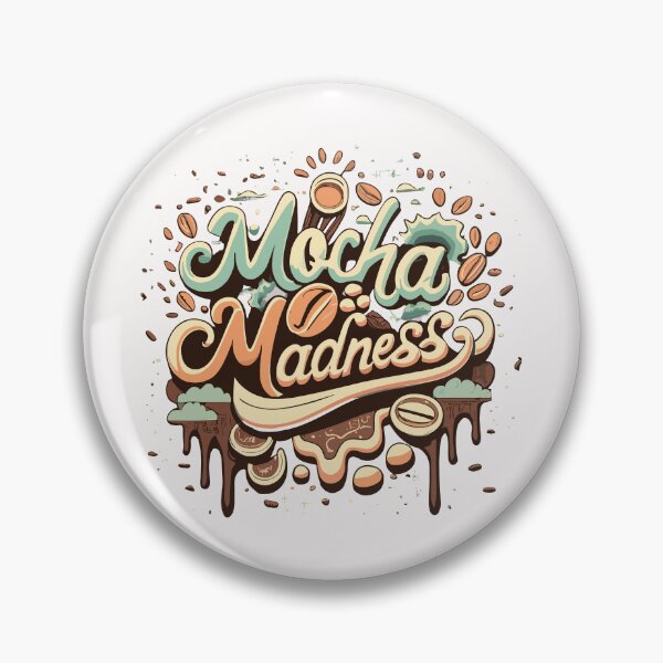 Item preview, Cute Coffee Mocha Madness Printed designed and sold by Witcrafters.