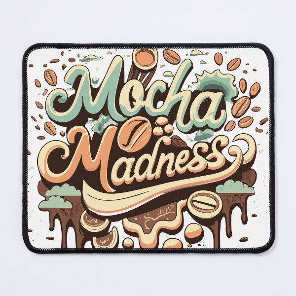 Item preview, Cute Coffee Mocha Madness Printed designed and sold by Witcrafters.