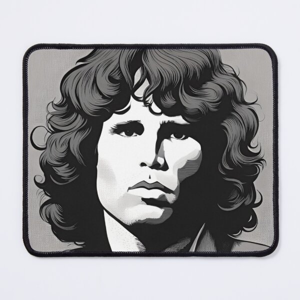 Item preview, TheAmericanPoet | Jim Morrison | Black and White  designed and sold by TheAmericanPoet.