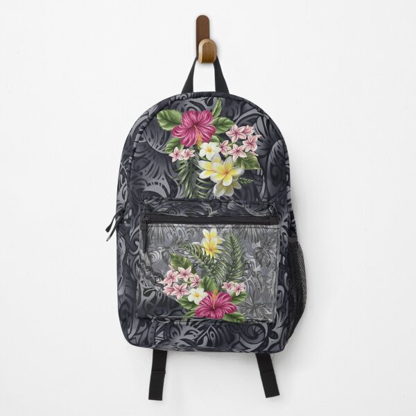 Item preview, Hawaiian Floral Arrangement on Tonal Tapa designed and sold by J Marielle Designs.
