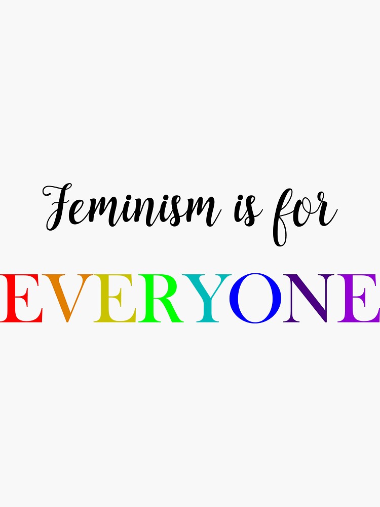 Feminism is for everyone rainbow by Epicfied