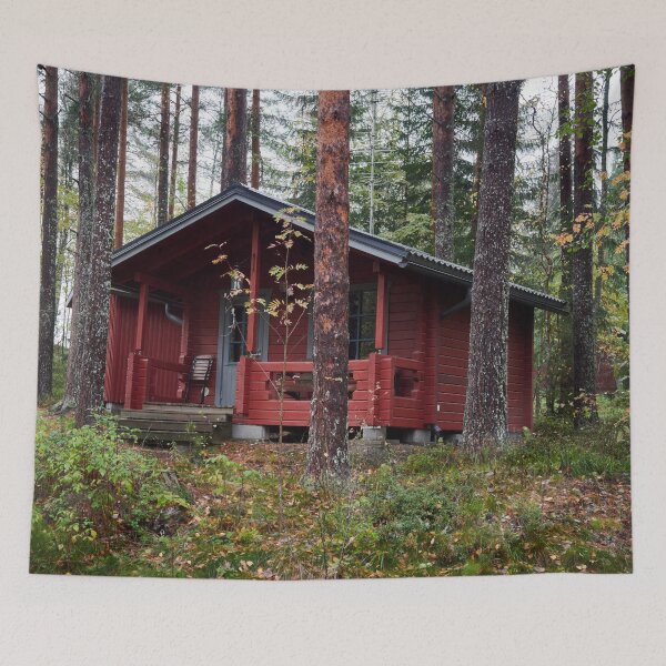 Item preview, The little summerhouse behind the pines designed and sold by Jouko Lehto Photography.