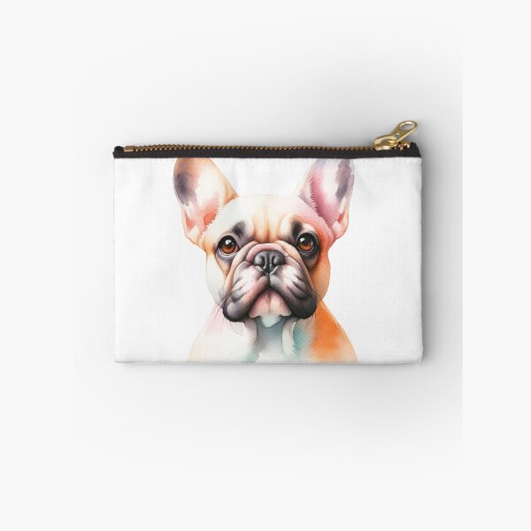 Item preview, Serene Stare: The Pensive French Bulldog designed and sold by WatercolorWhisk.