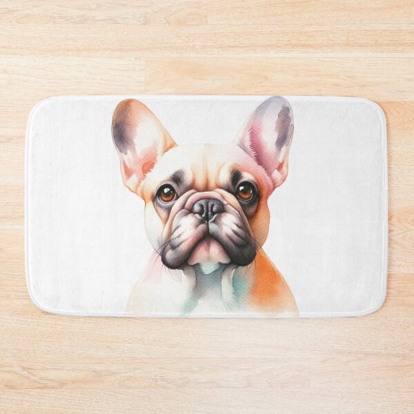 Item preview, Serene Stare: The Pensive French Bulldog designed and sold by WatercolorWhisk.