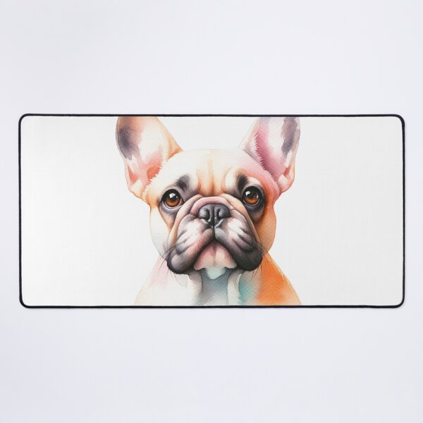 Item preview, Serene Stare: The Pensive French Bulldog designed and sold by WatercolorWhisk.