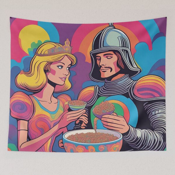 Item preview, Queen With Knight Are Heaving Breakfast designed and sold by Endless-Desire.