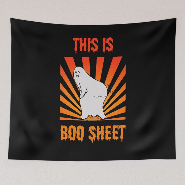 Item preview, This is boo sheet Funny Halloween designed and sold by SunnyFunnyArt.