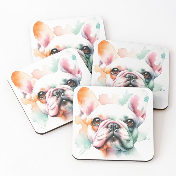 Item preview, Whimsical Gaze: The Enchanted French Bulldog designed and sold by WatercolorWhisk.