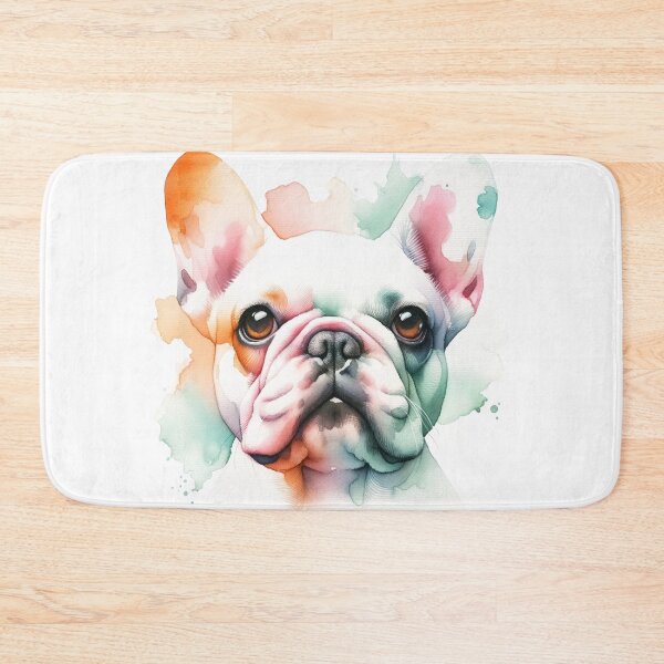 Item preview, Whimsical Gaze: The Enchanted French Bulldog designed and sold by WatercolorWhisk.